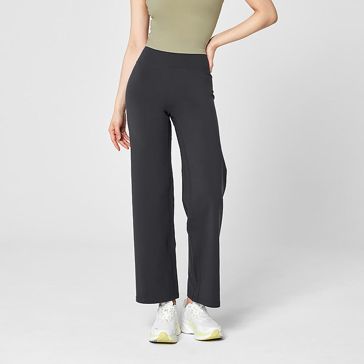 XELLA™ Intension Wide Leggings for Women - High Waisted Yoga Pants with Pockets - Comfortable Workout Leggings for Running, Gym & Lounge Wear