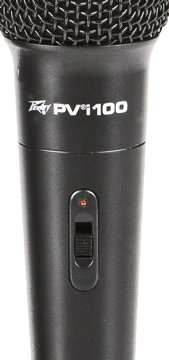 Peavey PVI 100-2 Pack Professional Dynamic Cardioid Microphones for Live Performances, Podcasting & Studio Recording - High-Quality Vocal & Instrument Mic Set
