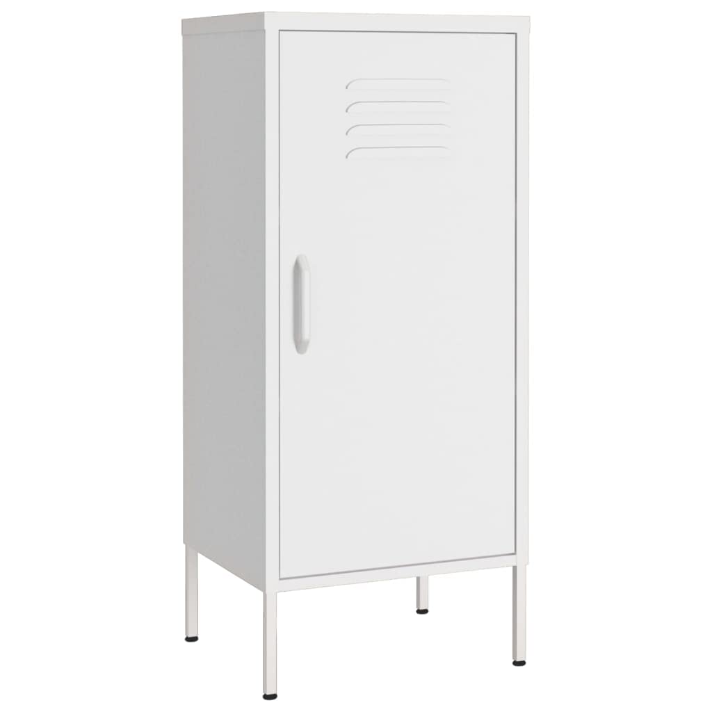 White Steel Storage Cabinet 16.7