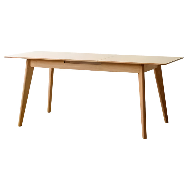 (55.1-66.9)×31.5×30.0 inch / (140-170)×80×76.3 cm / natural wood color / Oak retractable dining table