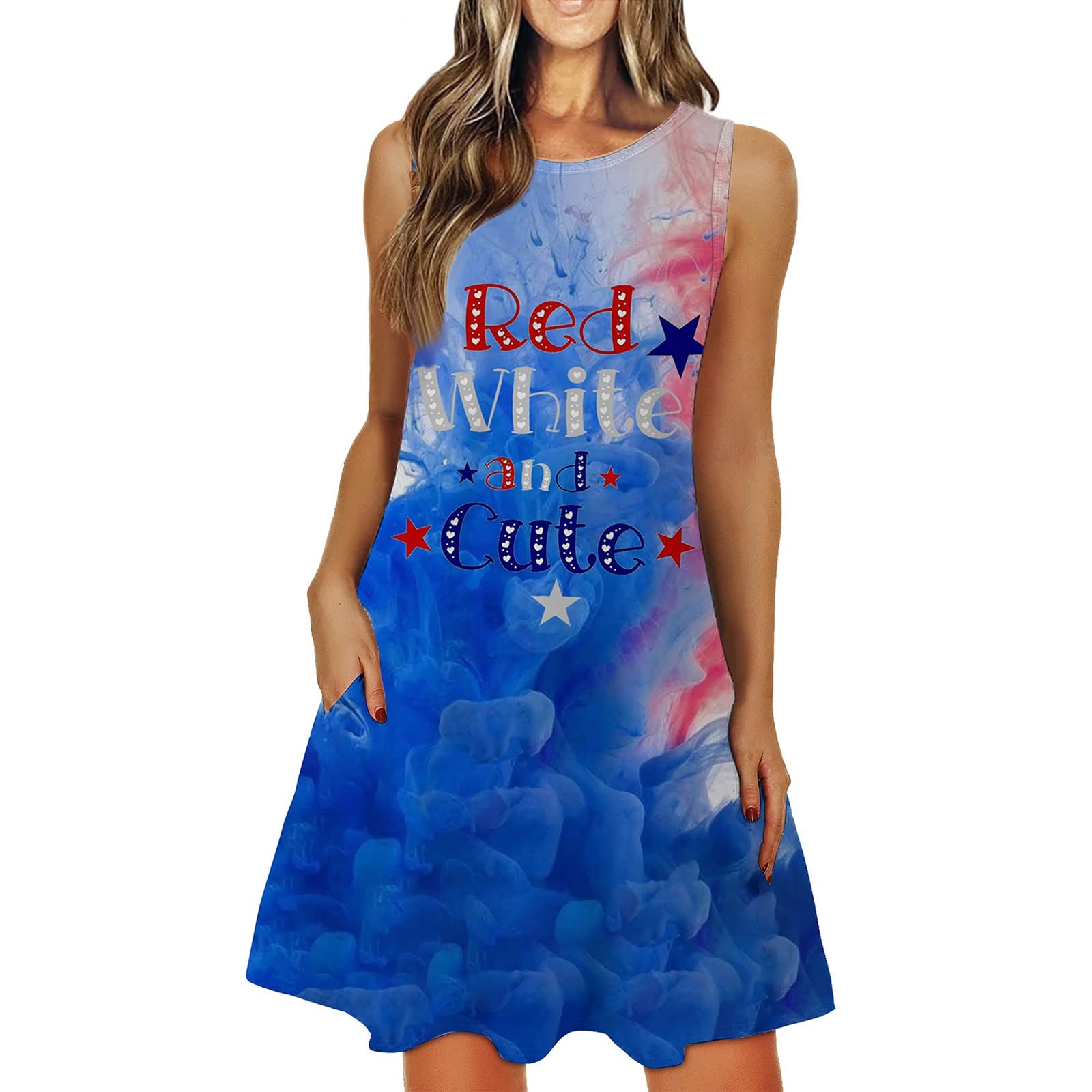 Women's Floral Sleeveless Summer Dress - Spaghetti Strap Backless Swing Beach Dress, Casual Mini & Maxi Shirt Dress for Vacation, Pool Party, Date Night