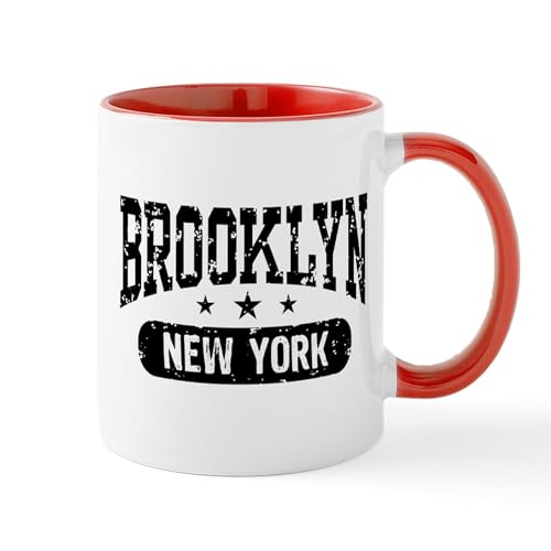 White/Red Inside - Brooklyn New York Mug