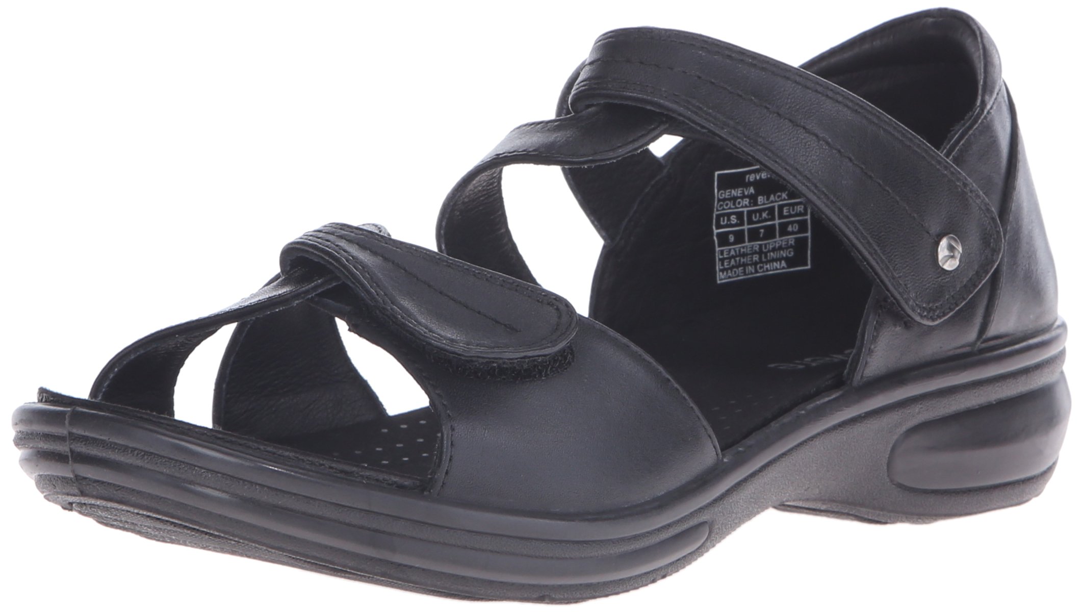 Revere Geneva Women's Closed Heel Sandals with Adjustable Intertwined Straps - Comfortable Cushioned Outsole & Arch Support - APMA Certified - Perfect for Walking, Travel & Summer Outfits