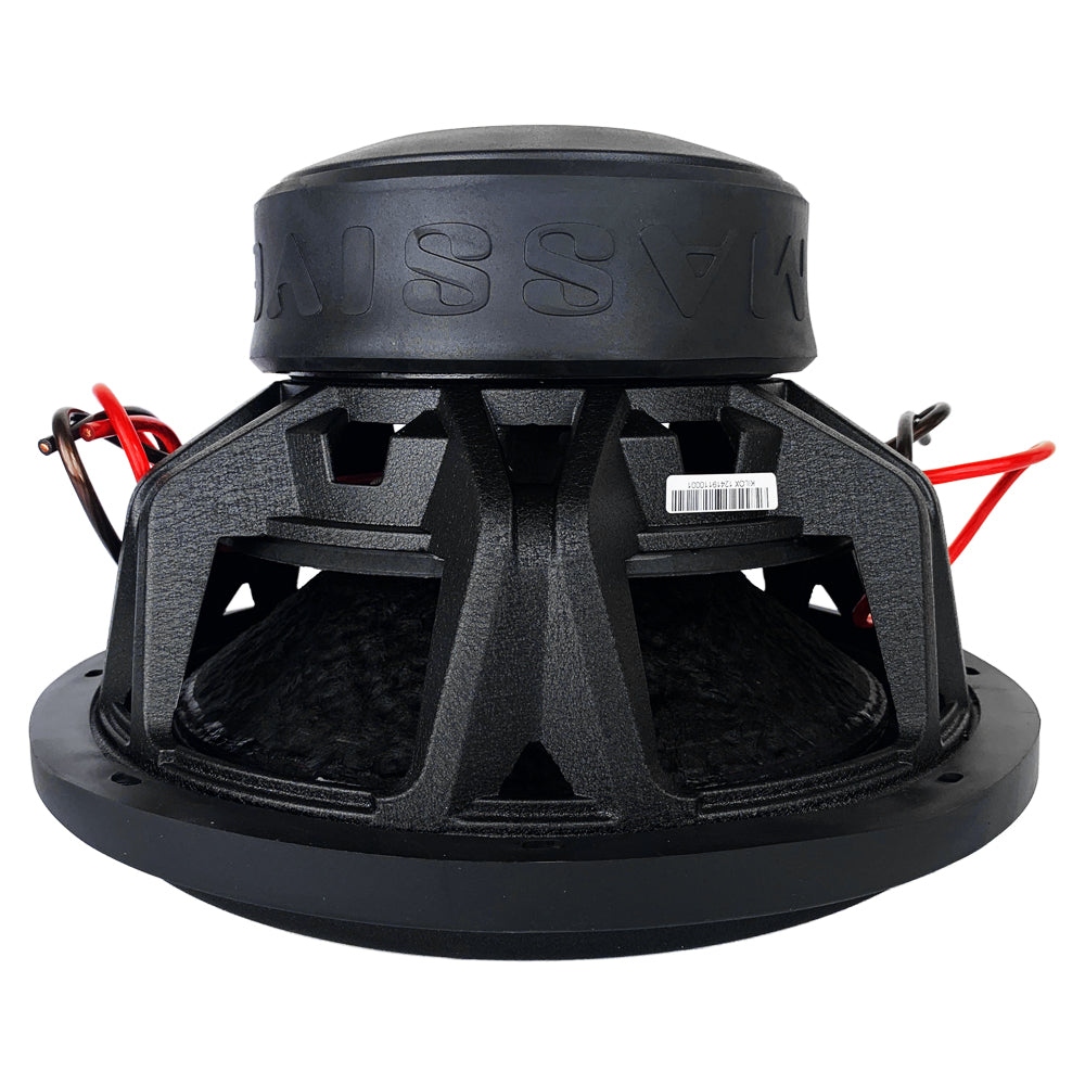 KILOX124 12-Inch 1000 Watts RMS Dual 4 Ohm 3 Voice Coil Car Subwoofer - High Power Bass for Car Audio Systems & Home Theater