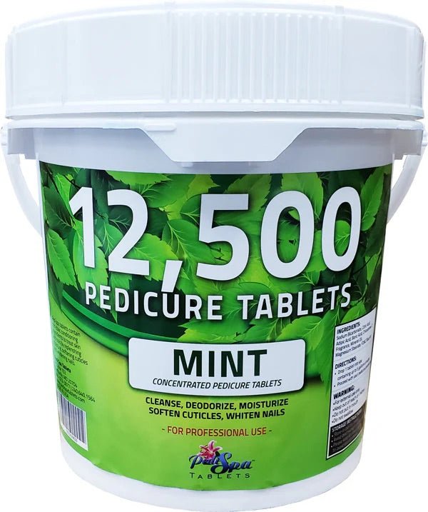 Mint Pedicure Tablets (12,500 PCS) – Professional Foot Care for Salons, Spas & Home Use – Relaxing & Refreshing Foot Soak