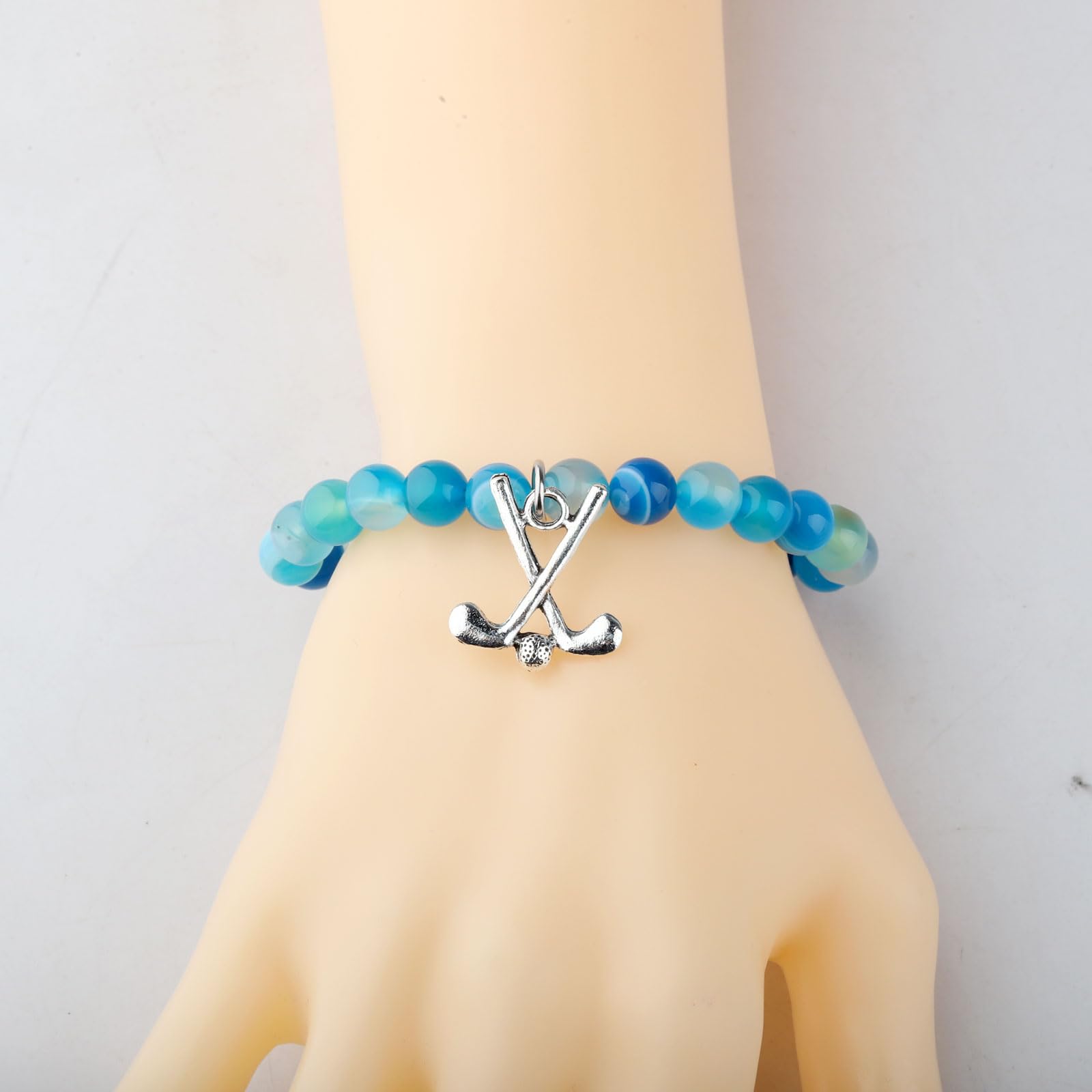 **WSNANG Golf Bracelet for Women & Men - Inspirational Golf Jewelry Gift for Golf Lovers, Players & Club Teams - Perfect for Golf Tournaments, Birthdays & Special Occasions**