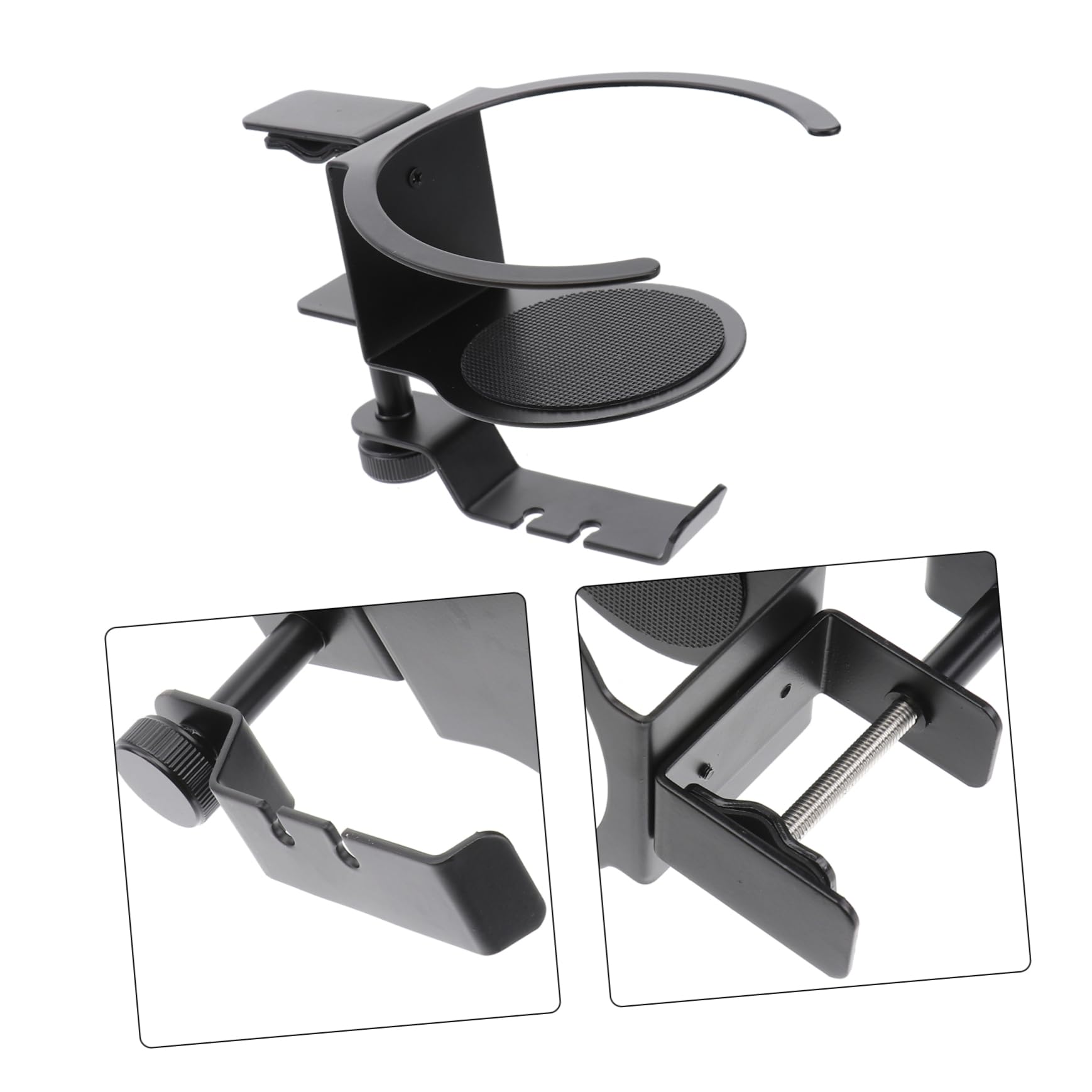 HEMOTON 6-Pack Headphone Stand - Universal Headset Holder with Clamp Hook for Desk, Gaming Setup & Office Organization - Perfect for Headphones, Earphones & Gaming Headsets