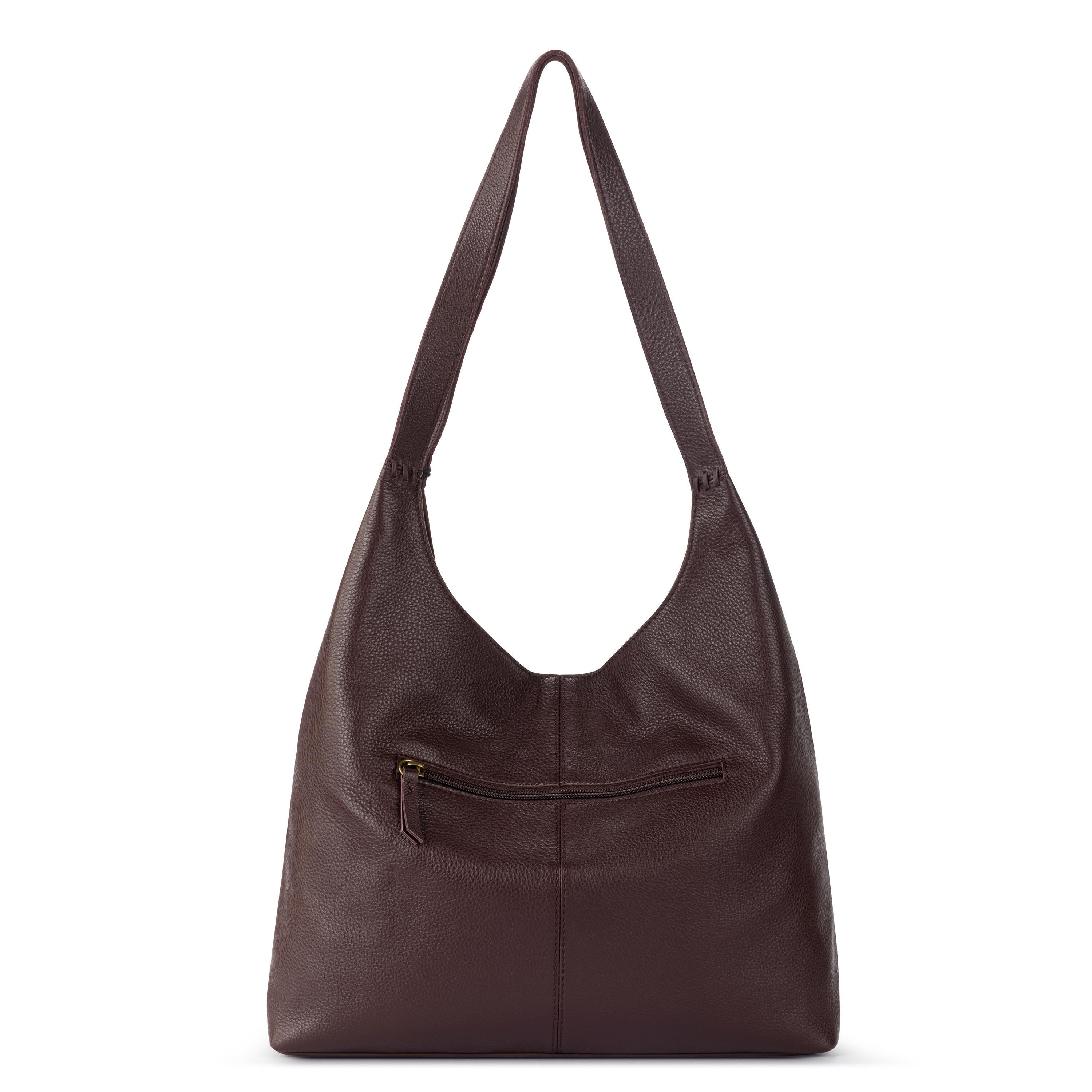 Huntley Hobo Genuine Leather Handbag in Mahogany Brown - Stylish & Durable Women's Shoulder Bag for Work, Travel & Everyday Use