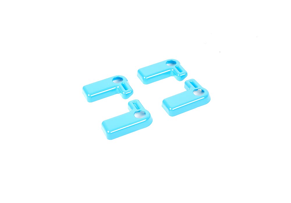 2007-2017 Jeep Wrangler JK Interior Accessories - ABS Hard Top Removable Switch Trim Cover in Light Blue | Durable Car Decoration for Off-Road & Daily Driving