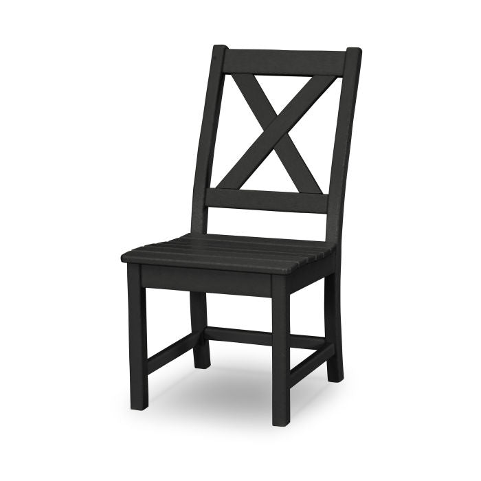POLYWOOD Braxton Outdoor Dining Chair - Weather-Resistant, Durable & Comfortable - Perfect for Patio, Deck, Poolside & Garden Use