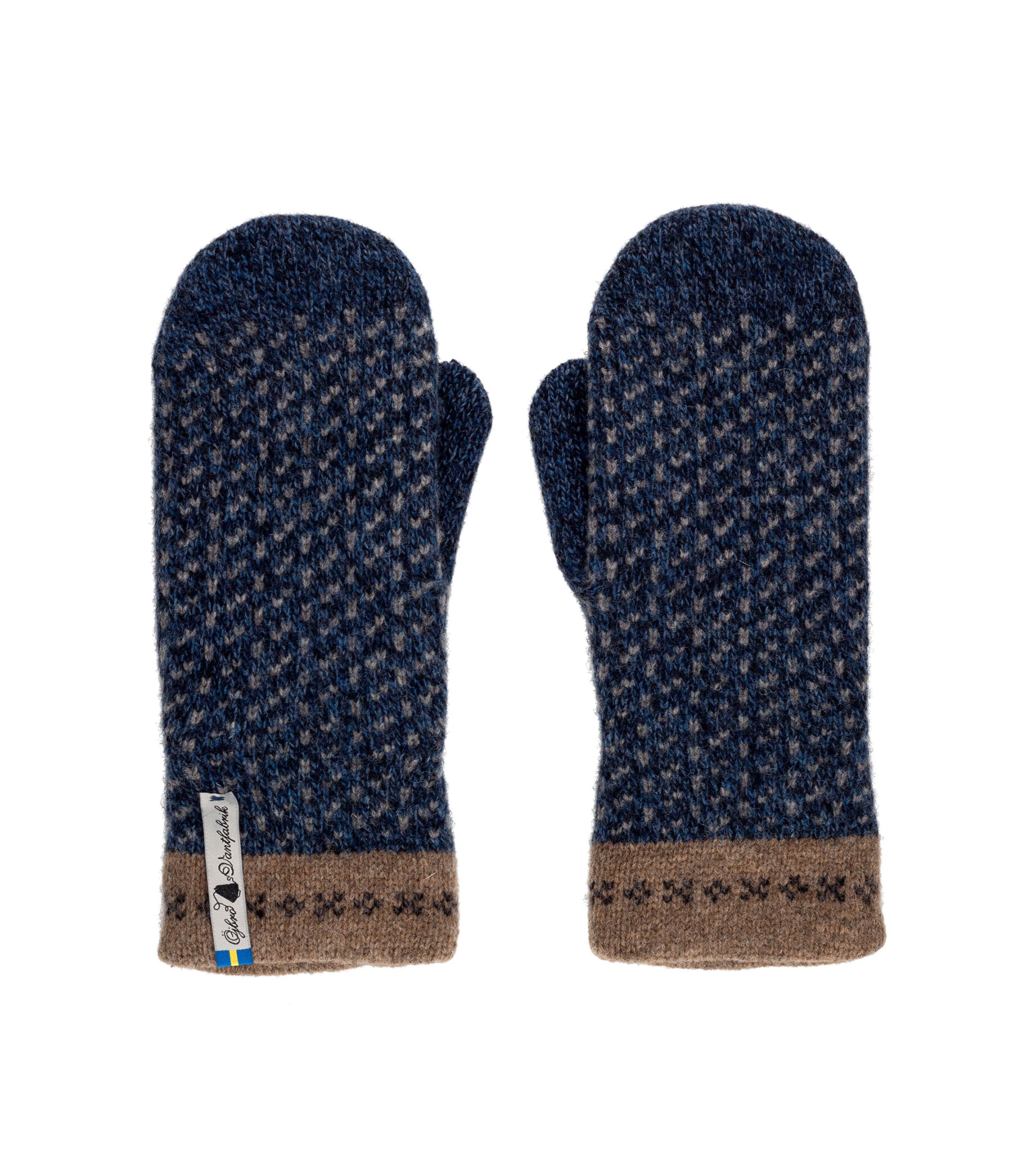 Premium Öjbro Swedish 100% Merino Wool Mittens - Ultra Soft, Thick & Extremely Warm Winter Gloves for Raynaud's Syndrome (Featured by Raynaud's Association) - Perfect for Skiing, Snowboarding & Cold Weather Activities