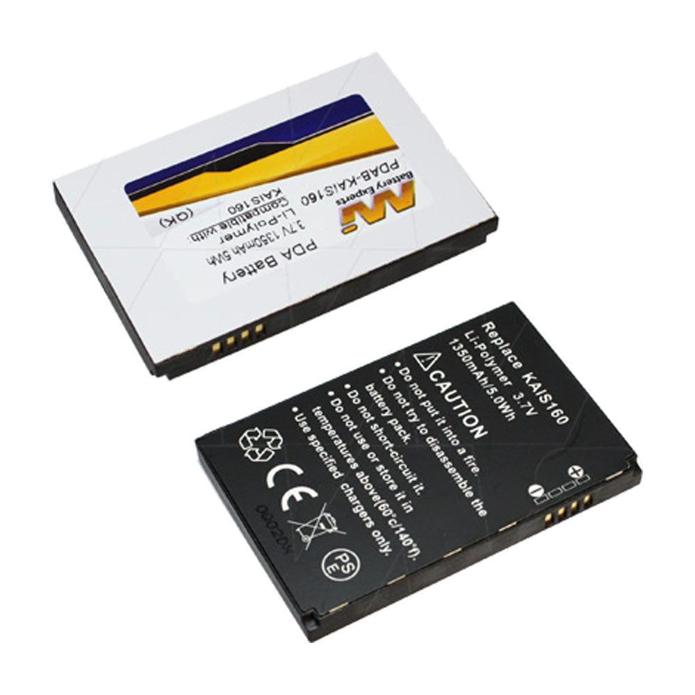 3.7V 1350mAh LiPo Replacement Battery for PDA & Smartphones - Compatible with Multiple Models | Long-Lasting Power for Mobile Devices, Business Use & Daily Communication