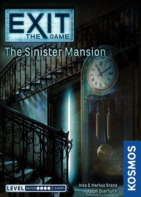 EXIT: The Sinister Mansion - Escape Room Board Game for Adults & Teens | Horror Mystery Puzzle Adventure | Perfect for Game Nights & Halloween Parties