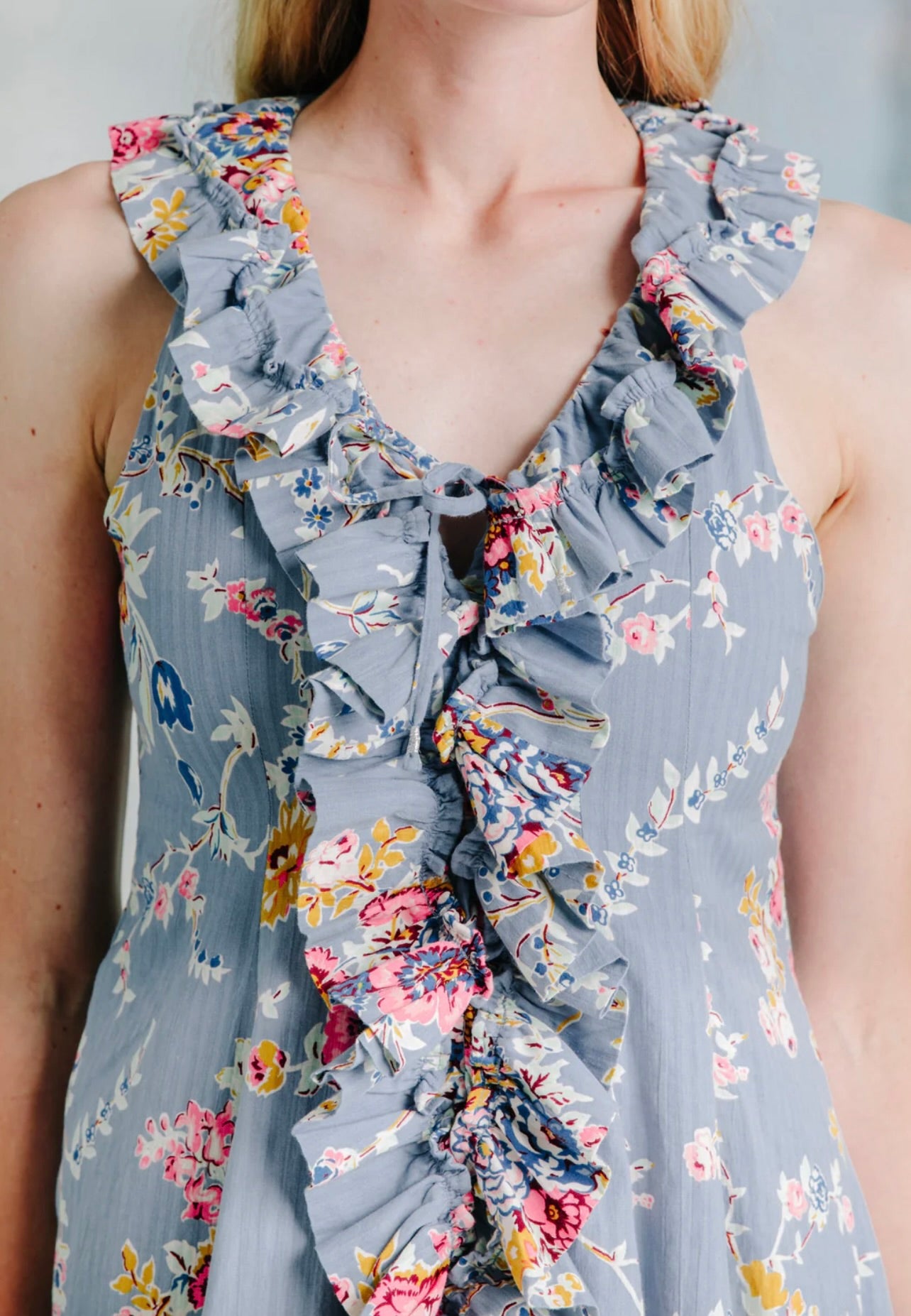 Bowie Dress for Women - Elegant Flowy Midi Dress with V-Neck & Long Sleeves | Perfect for Office, Date Night & Special Occasions