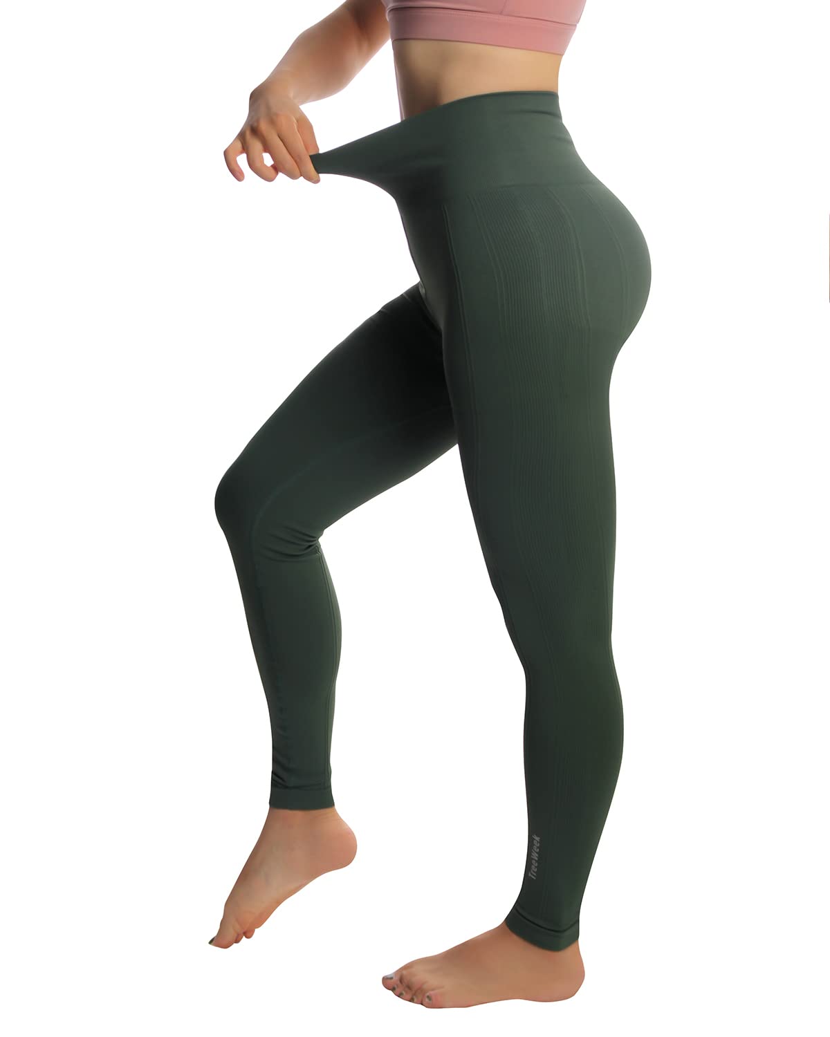 High Waist Seamless Leggings for Women - Tummy Control & Butt Lift Yoga Pants - No See Through, Squat Proof Workout Leggings for Gym, Running & Everyday Wear