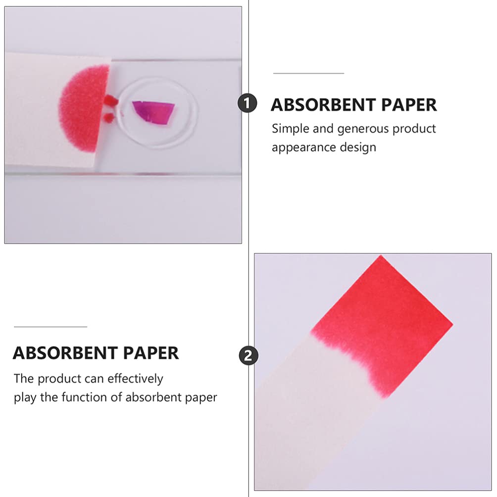 1 Set Absorbent Laboratory Paper Strips for Science Experiments - Blotting Paper, Dust Removal, Chemistry Lab Equipment - Perfect for Absorbing Experiments, Classroom Labs & Research