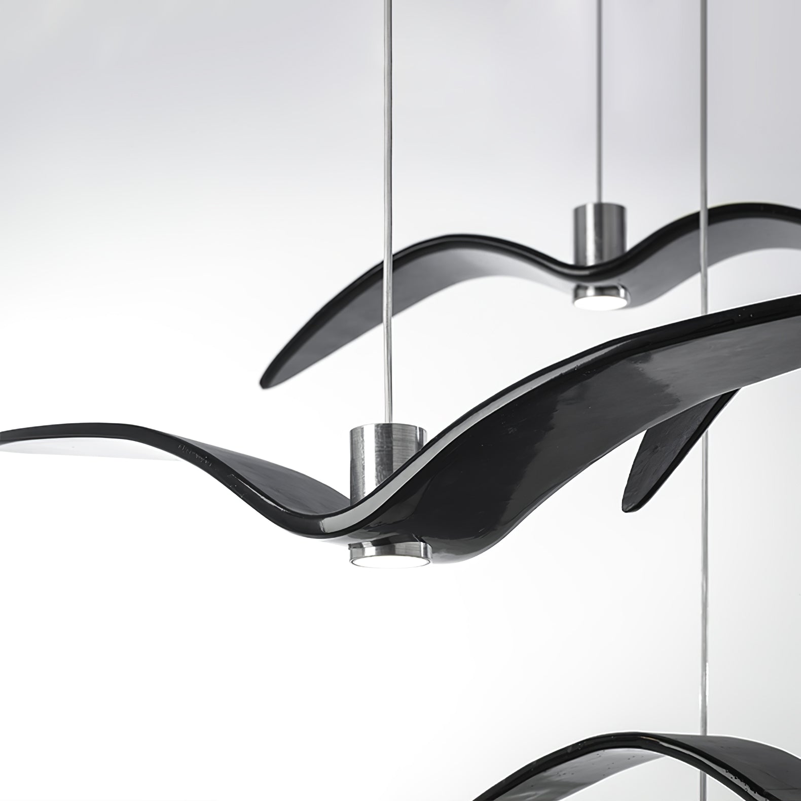 Aviara Modern LED Pendant Light Fixture - Dimmable Hanging Chandelier for Kitchen Island, Dining Room & Bedroom Lighting
