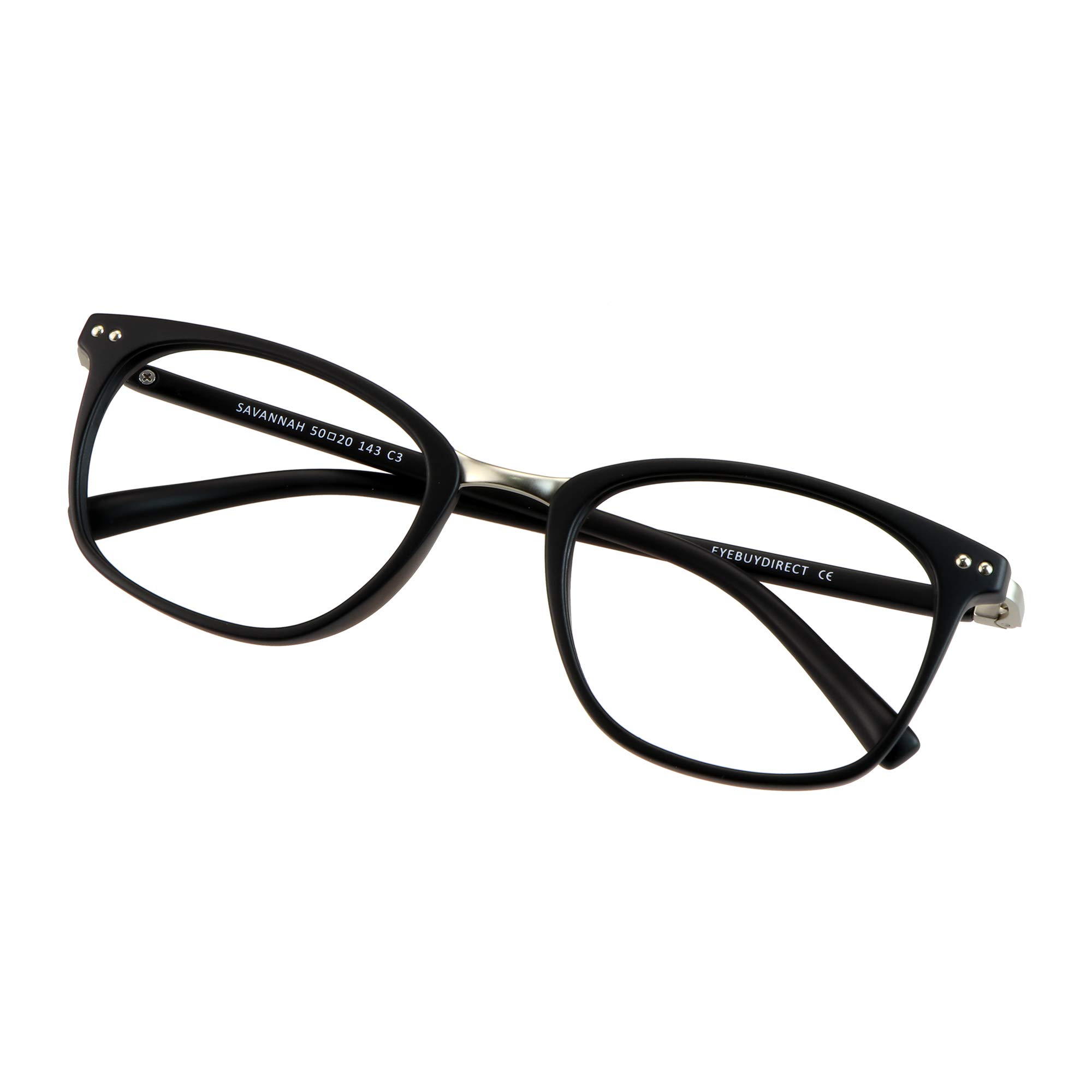 VisionGlobal Blue Light Blocking Glasses for Women & Men - Anti Eyestrain Computer Glasses with Stylish Square Frame - Perfect for Office Work, Gaming & Screen Time Protection