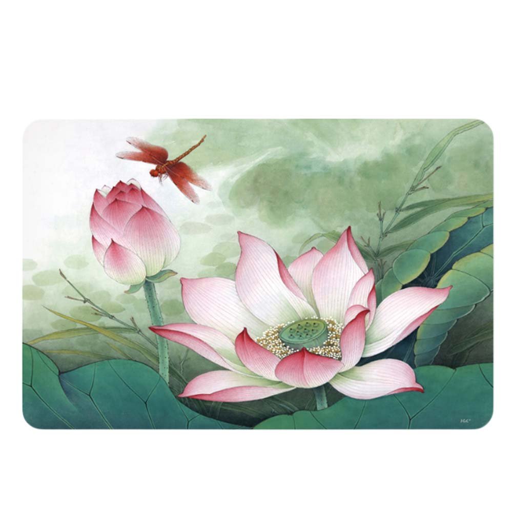 East Majik Set of 4 Creative PVC Heat-Resistant Placemats - Non-Slip Table Mats for Dining, Kitchen, and Party Decor - Perfect for Home, Restaurant, and Outdoor Use