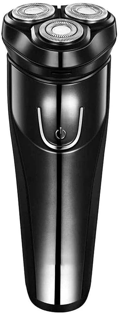 Premium 3D Floating Electric Shaver for Men - Rechargeable & Waterproof Wet/Dry Rotary Shaver with Advanced Cutting System - Perfect Gift for Husband, Father & Son (Black) | Ideal for Travel, Daily Grooming & Sensitive Skin Care