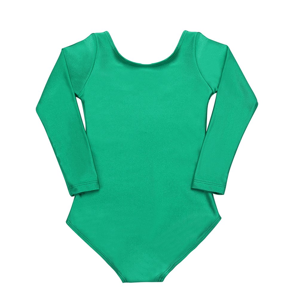 Speerise Girls Long Sleeve Leotard - Gymnastics & Dance Leotards for Kids 3-12 Years, Ballet Unitard for Girls & Boys - Perfect for Ballet Class, Gymnastics Practice & Dance Performances