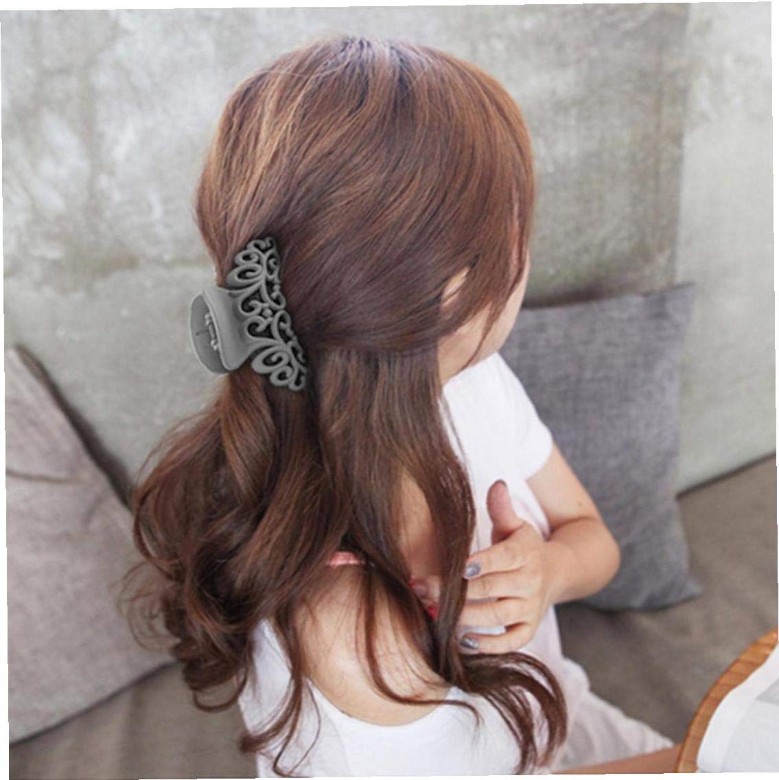 Strong Hold Hair Claw Clip for Women - Non-Slip Hair Clamp, Barrettes & Hairpins for Thick Hair - Perfect for Ponytails, Buns & Updos