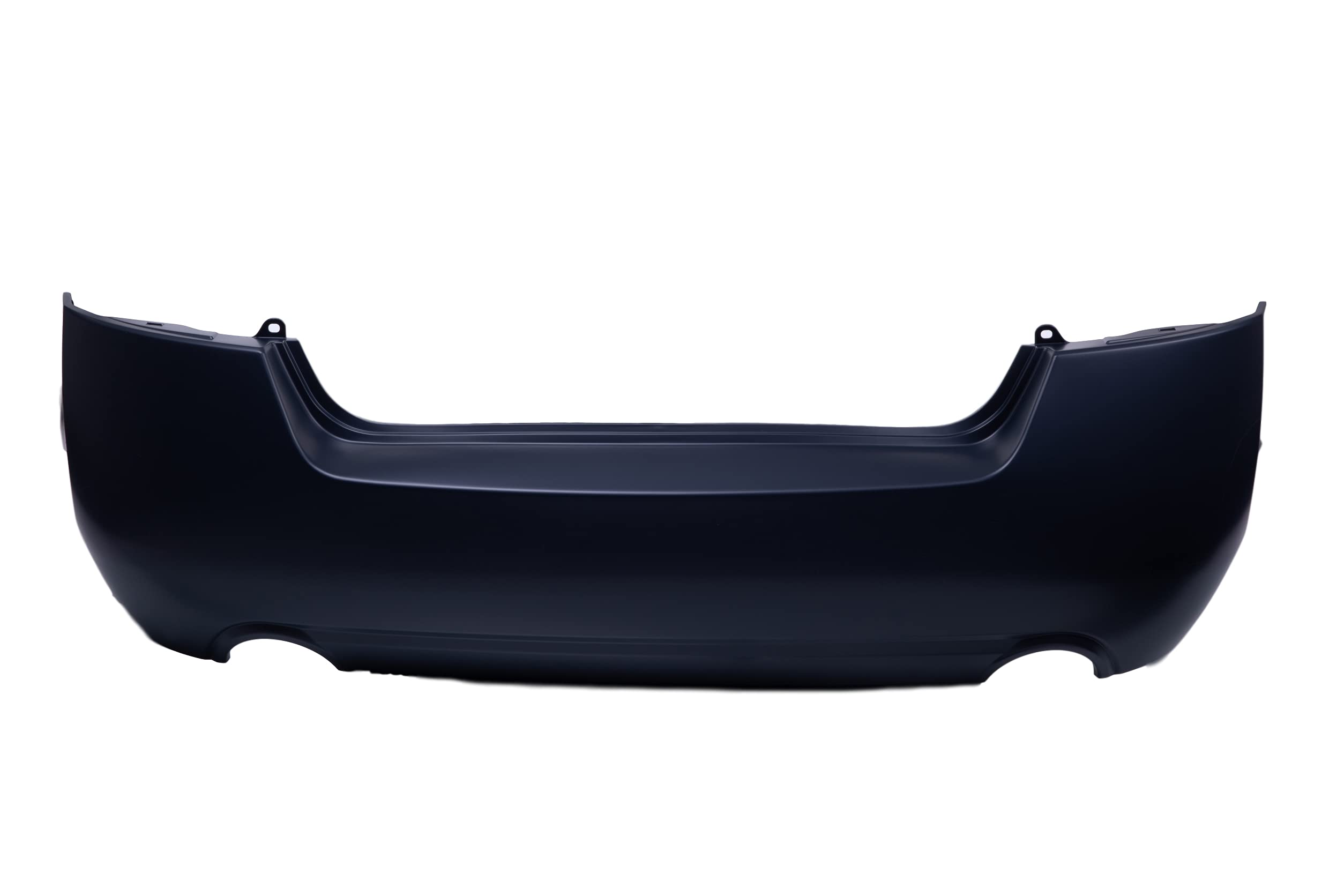 Replacement Rear Bumper Cover for Nissan Altima 2007-2012 - Durable Black ABS Plastic - Perfect Fit & Easy Installation - Ideal for Collision Repair & Car Restoration Projects