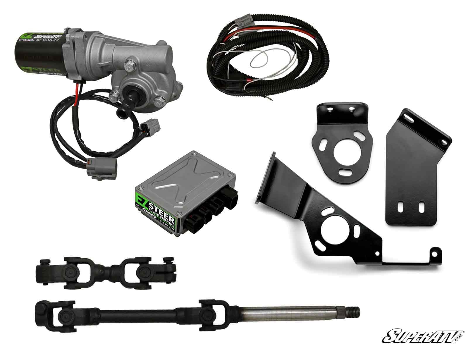 SuperATV Power Steering Kit for 2012+ John Deere Gator 835M - Easy Install Plug & Play System Reduces Steering Effort & Eliminates Bump Steer - Perfect for Off-Roading, Farm Work & Heavy Duty Utility Tasks