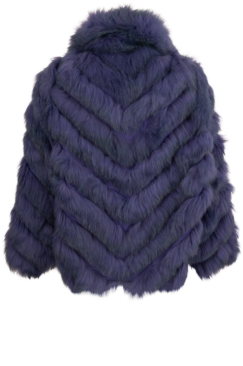 Diomi Women's Silk Fox Bomber Jacket - Elegant Vintage Style Outerwear for Fall & Winter | Perfect for Casual Wear, Night Out, and Fashion Events