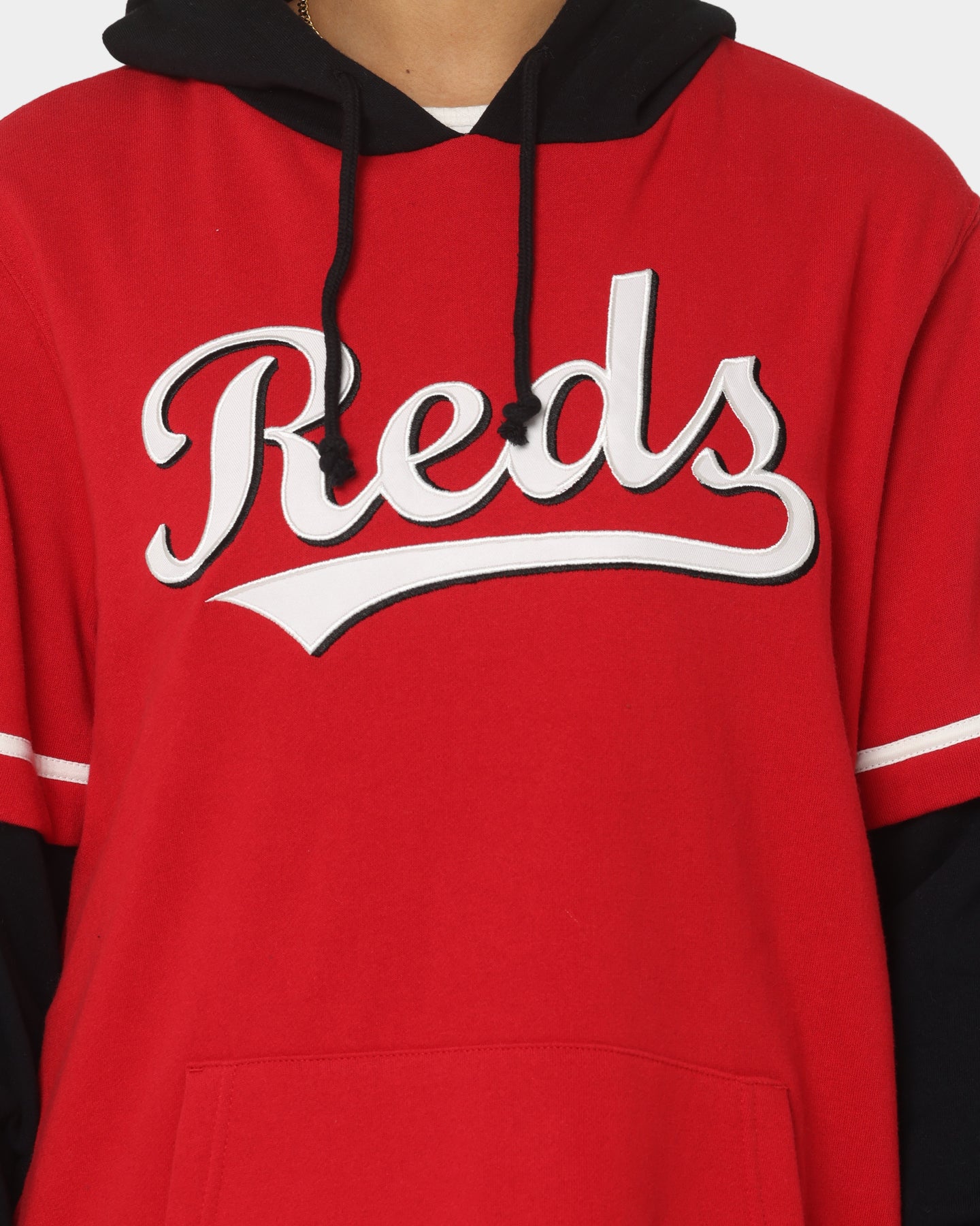 47 Brand Cincinnati Reds Shortstop Hoodie - Red MLB Baseball Fan Apparel for Men & Women - Perfect for Game Day, Tailgating & Casual Wear