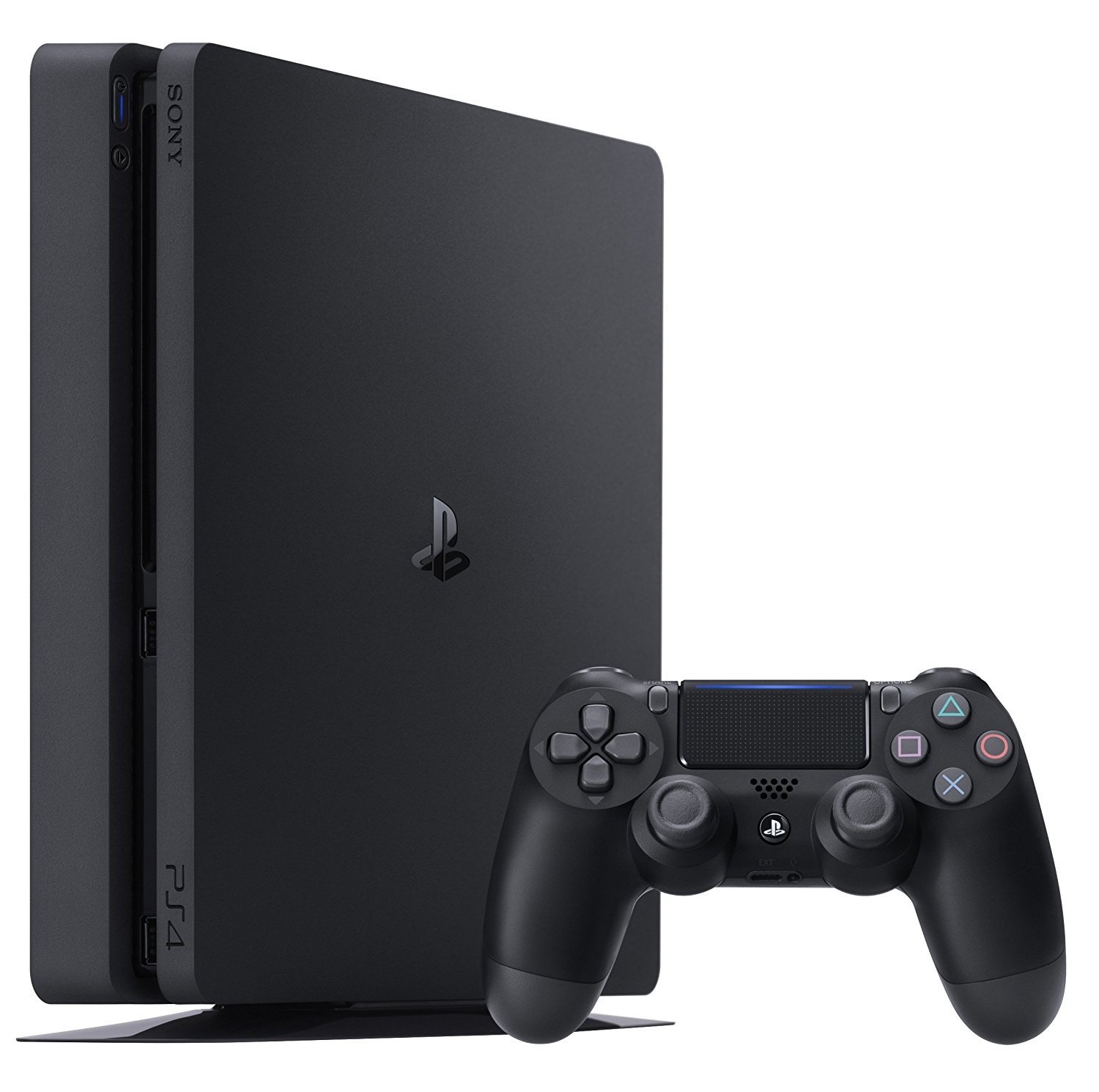 Sony PlayStation 4 500GB Slim Console - Black | Latest E Chassis Model | Perfect for Gaming, Streaming & Entertainment