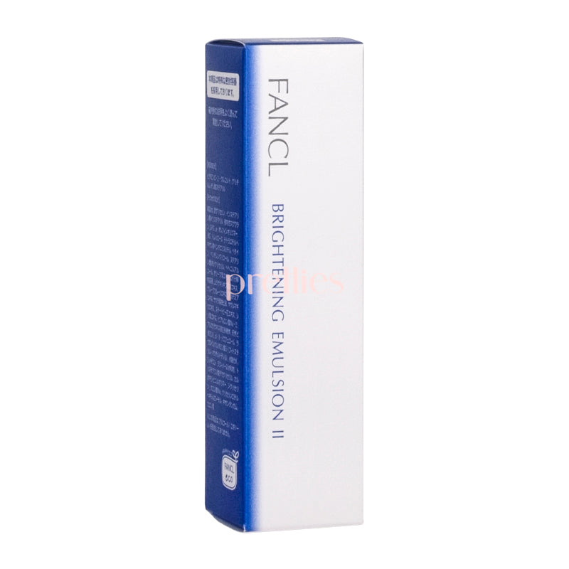 Fancl Brightening & Whitening Emulsion II - 30ml Hydrating Face Moisturizer for Glowing Skin | Lightweight Formula for Day & Night Use | Perfect for Dry & Dull Skin Types