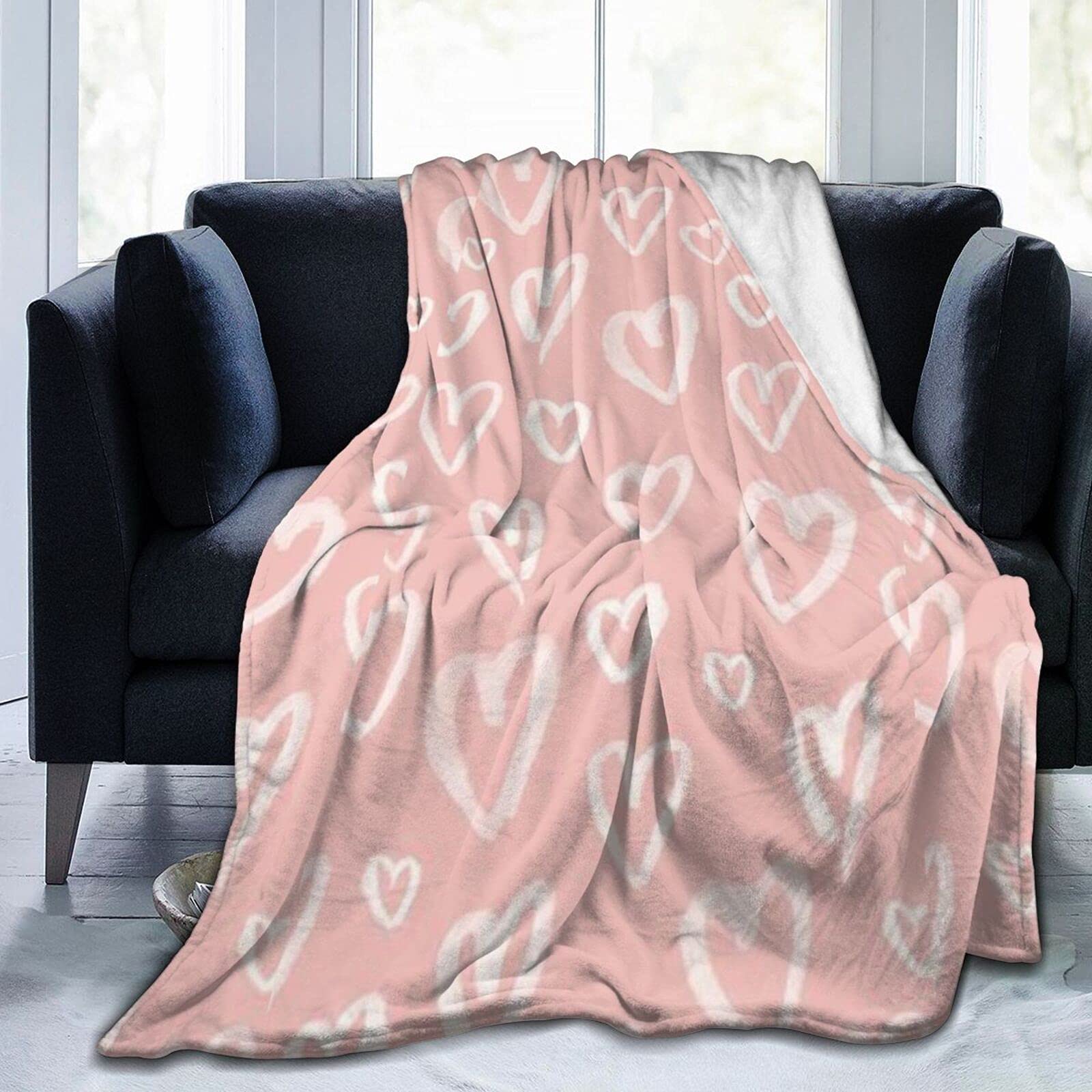 Soft Flannel Strawberry Throw Blanket - 60