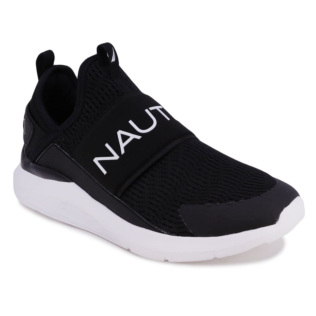 Nautica Kids Boys Youth Athletic Fashion Sneakers - Slip On Running Shoes for Little & Big Kids - Comfortable Casual Wear for School, Play & Sports