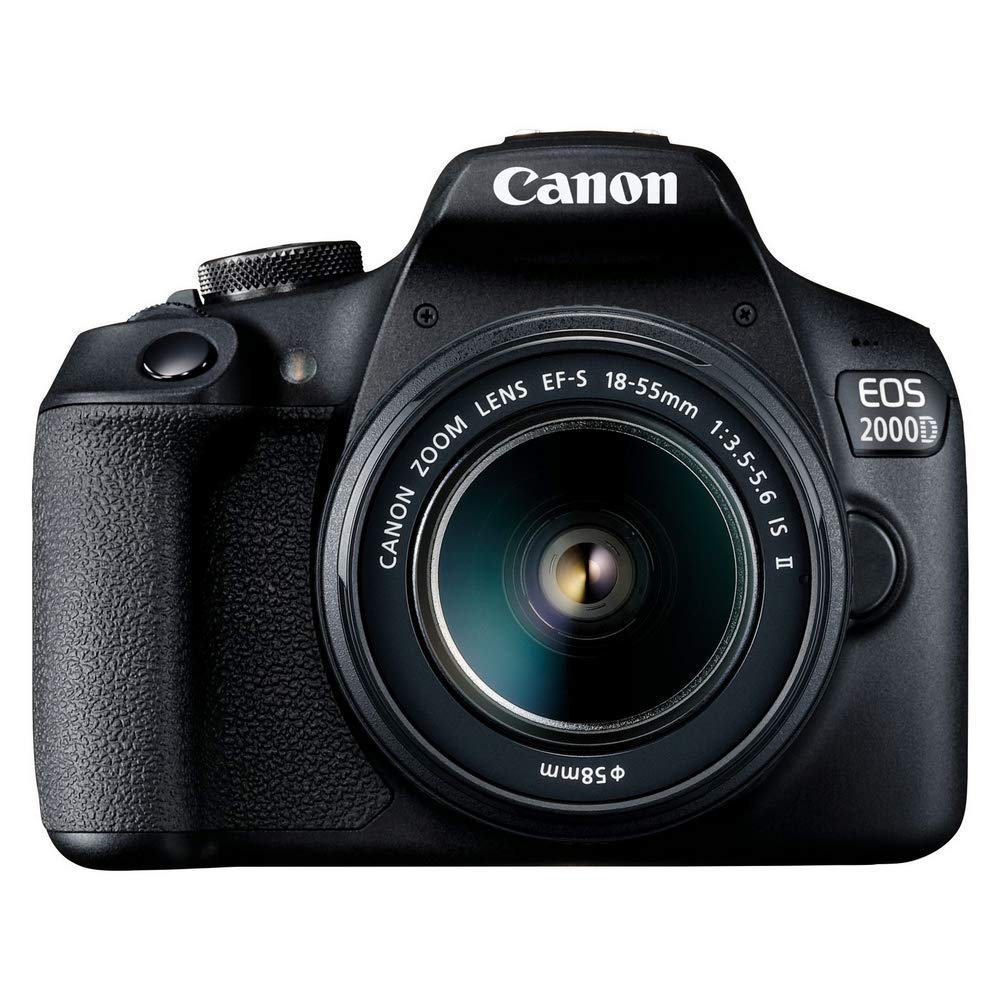 Canon EOS 2000D (Rebel T7) DSLR Camera with 18-55mm III Lens Kit - Certified Refurbished | Perfect for Beginners, Travel Photography & Vlogging