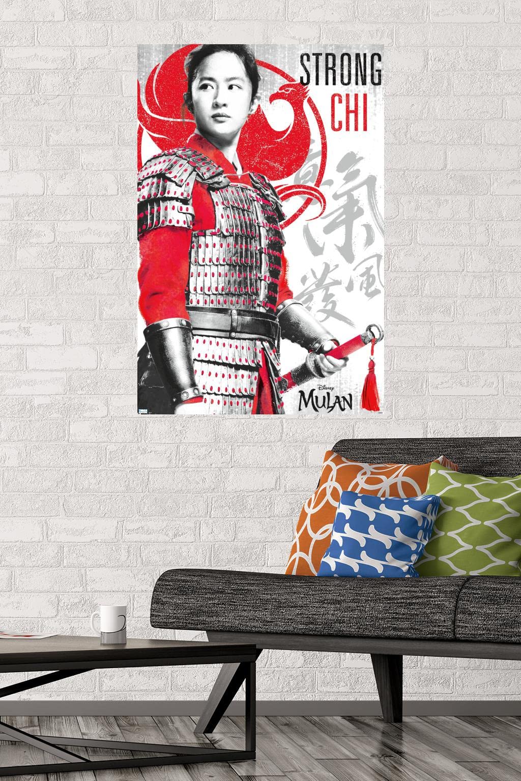 Disney Mulan Wall Poster - Premium Unframed 22.375 x 34 Inch - Strong & Vibrant Art Print - Perfect for Bedroom, Living Room & Office Decor