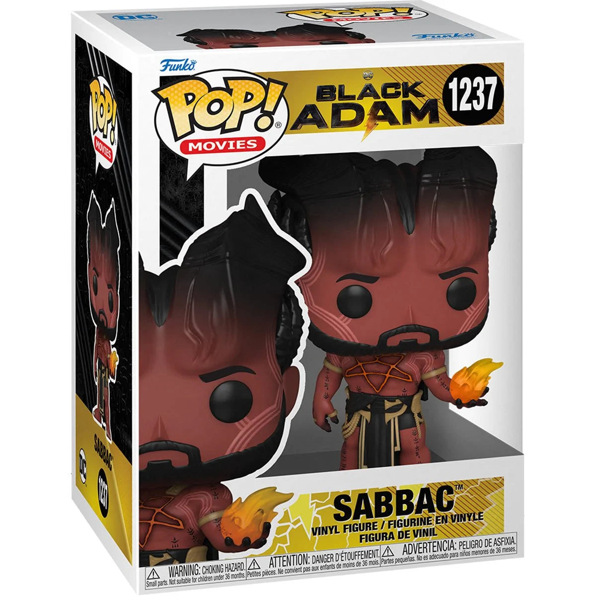 Black Adam: Sabbac Action Figure - DC Comics Collectible for Fans & Display - Perfect for Home Decor, Gifts, and Comic Conventions