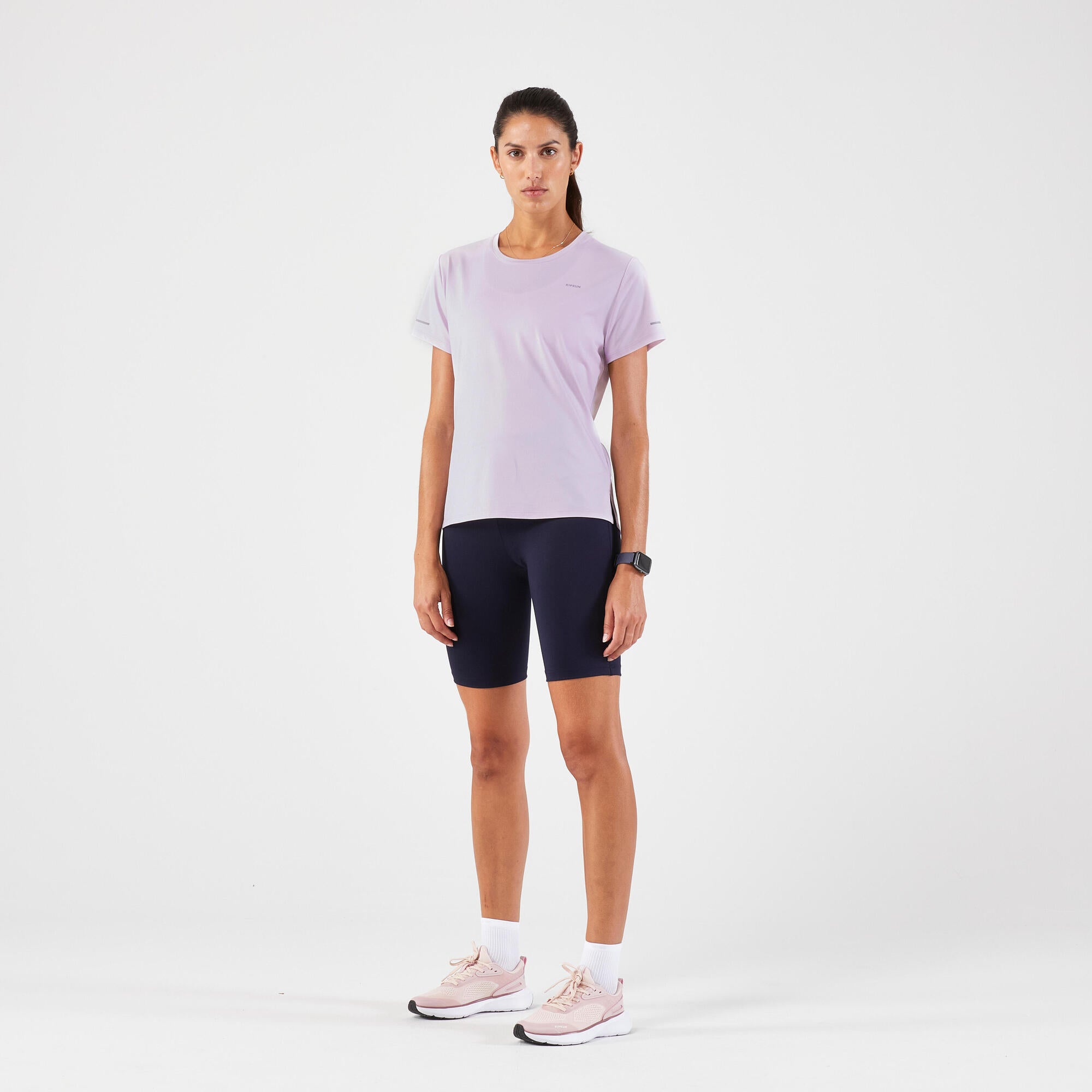 Kiprun Run 500 Dry Women's Breathable Running T-Shirt - Moisture Wicking Workout Top for Gym, Jogging & Outdoor Sports