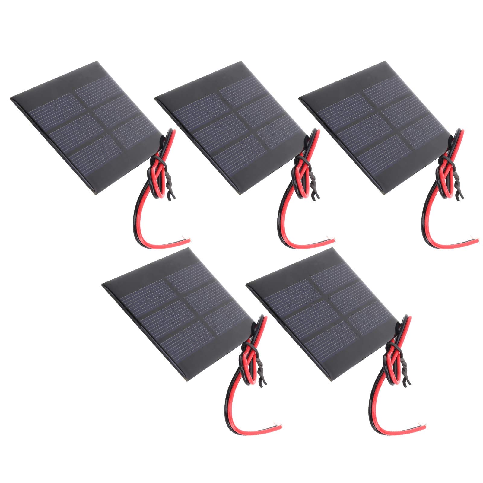 Portable Solar Panel Charger - 5pcs 1.5V Mini Solar Panels for Phone Charging, Flashlights & Landscape Lights - Ideal for Outdoor Camping, Emergency Power & Garden Lighting