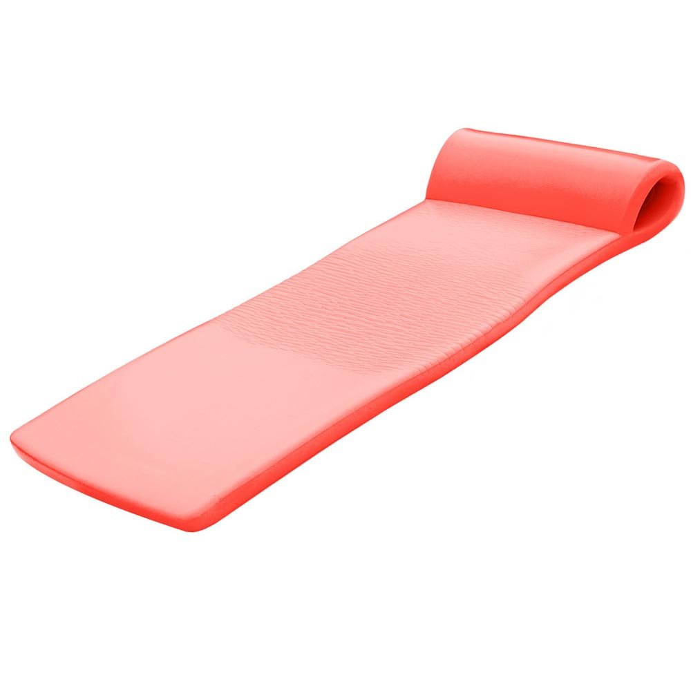 Pool Mate X-Large Comfortable Foam Pool Float - Coral Color | Premium Floating Lounge for Adults | Perfect for Pool Relaxation, Beach Vacations & Summer Fun