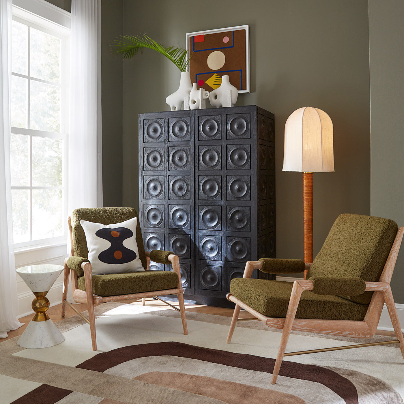 Big Sur Lounge Chair - Modern Comfortable Accent Chair for Living Room, Bedroom, or Office - Perfect for Relaxing, Reading, and Lounging