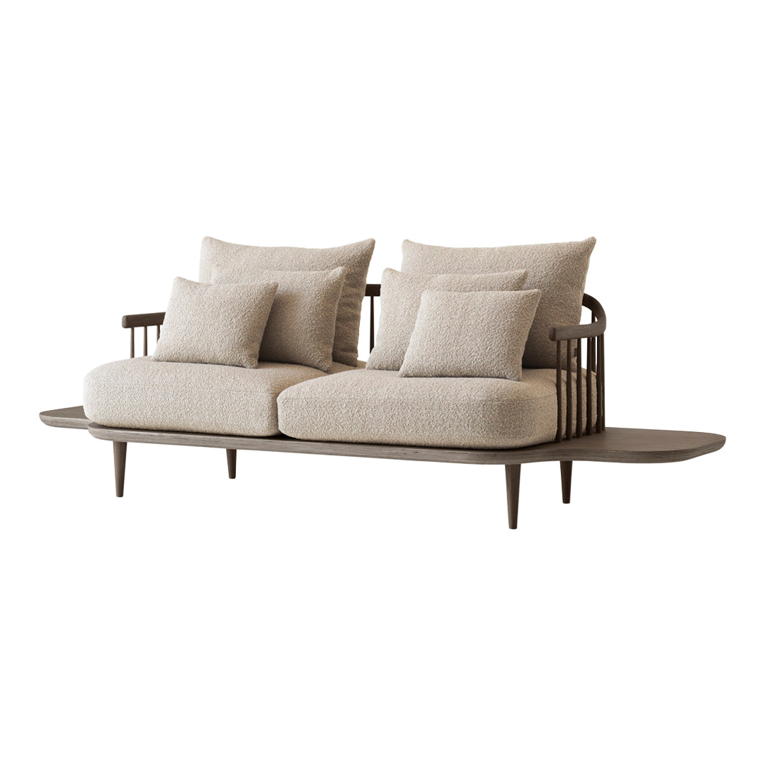 FLY SC3 2-Seater Sofa with Side Tables - Modern Living Room Furniture for Small Spaces | Perfect for Apartments, Condos & Cozy Home Decor