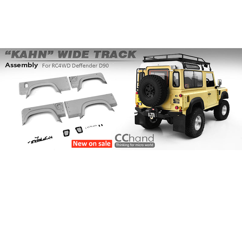 1/10 Scale RC Off-Road Rock Crawler Car Eyebrow Wheel - Plastic Hand RC Parts for G2 D90 - DIY Upgrade & Replacement for Crawling, Trail, and Off-Road Adventures