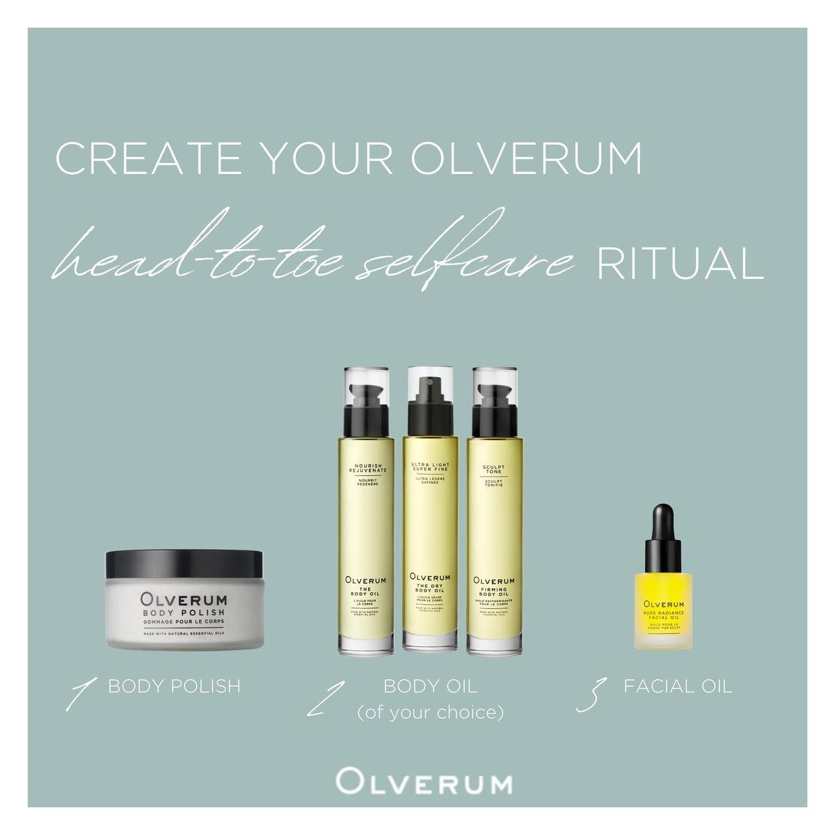 Olverum Exfoliating Body Scrub - Natural & Organic Body Polish for Smooth, Glowing Skin | Perfect for Spa Day, Post-Workout Refresh & Dry Skin Care
