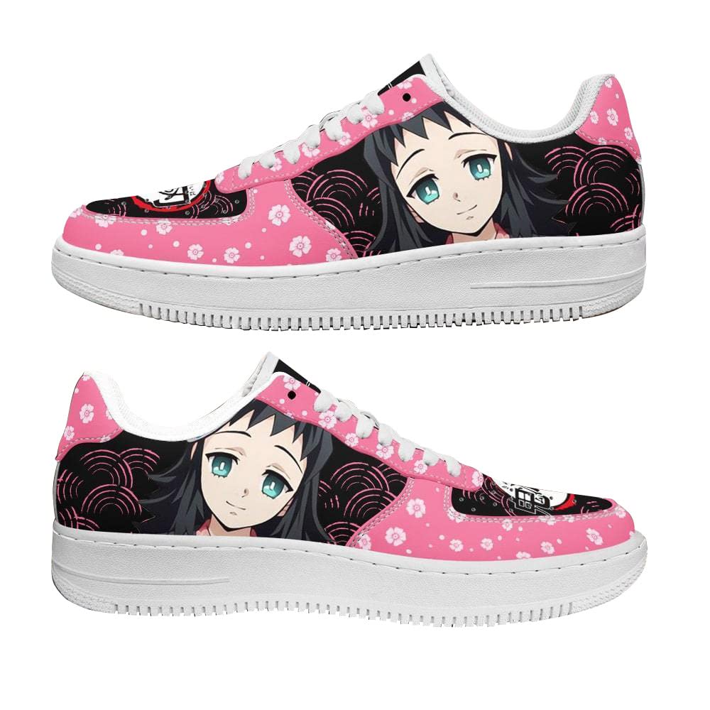 Kamado Nezuko Anime Pink High Top Basketball Shoes - Non-Slip Outdoor Sports Sneakers for Men & Women | Demon Slayer Inspired Fashion Footwear for Cosplay, Gym Workouts & Streetwear
