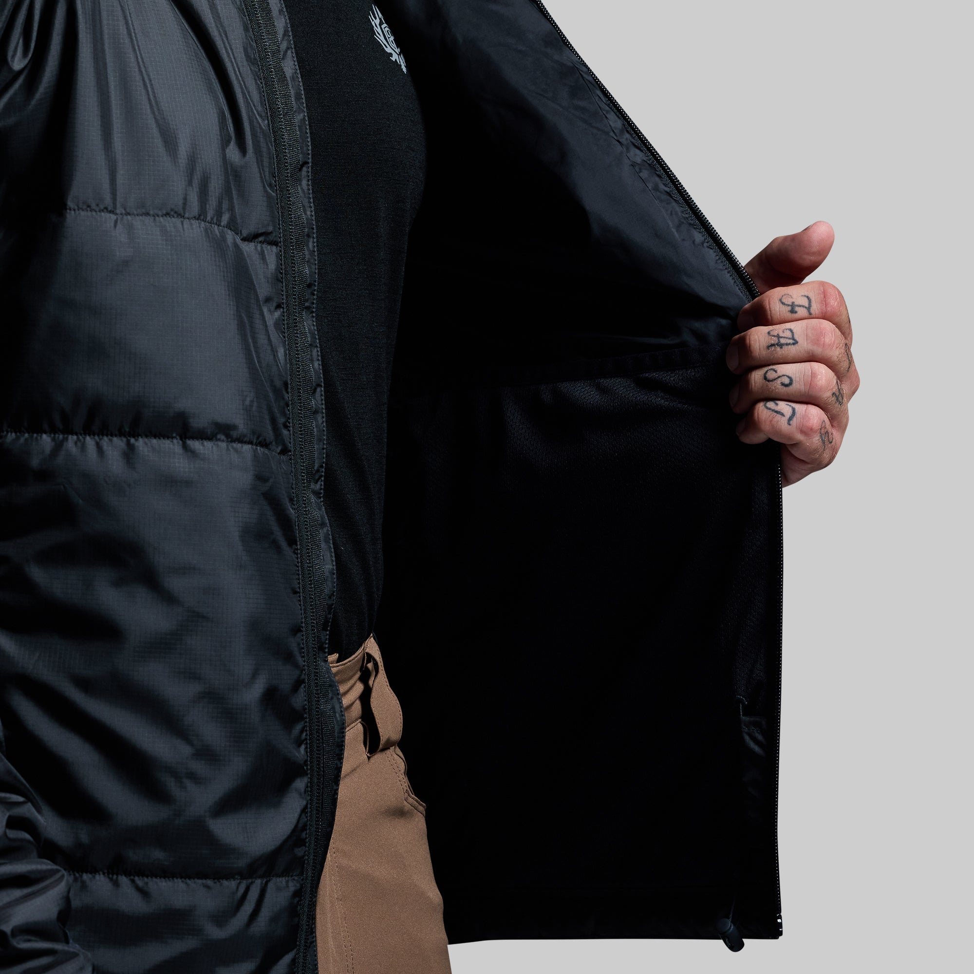 Men's Tundra Jacket Light 2.0 - Waterproof Windbreaker for Outdoor Activities | Hiking, Camping & Winter Sports (Black)