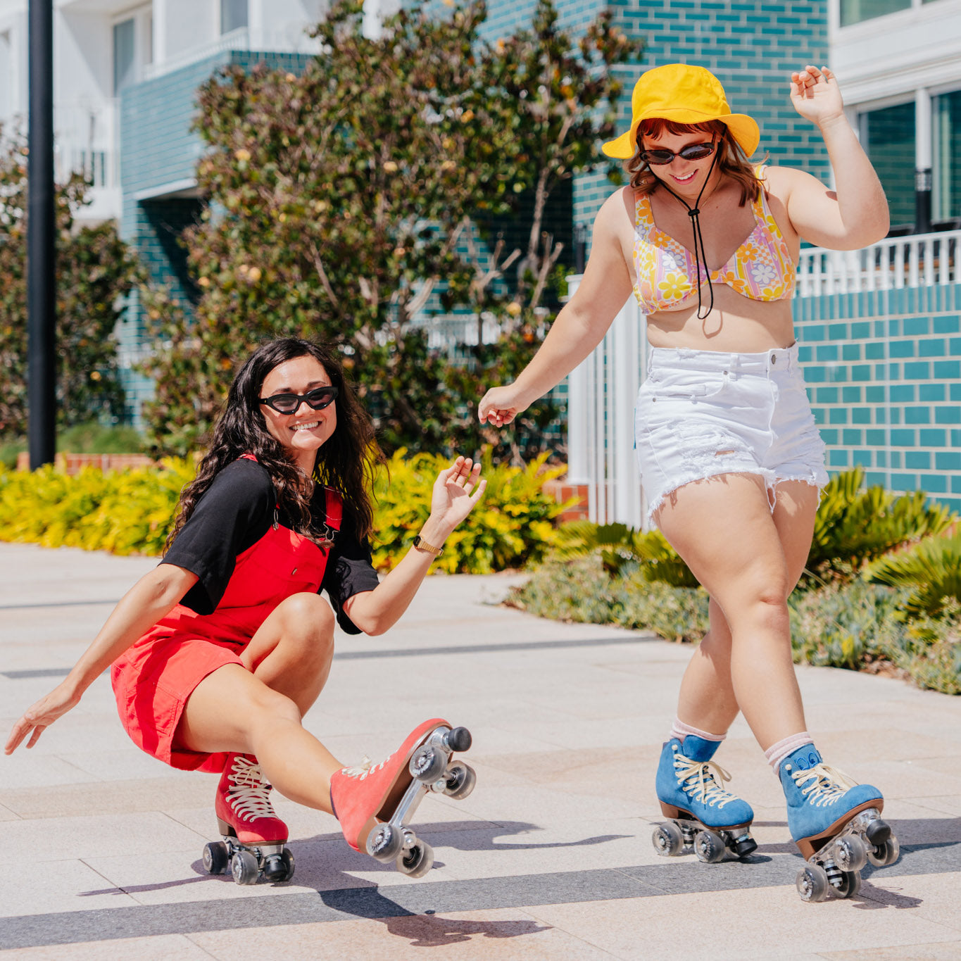 Chuffed Skates Wanderer Roller Skates - Watermelon Red Outdoor Roller Skates for Women & Men, Perfect for Park Skating, Rink & Street Rollerblading
