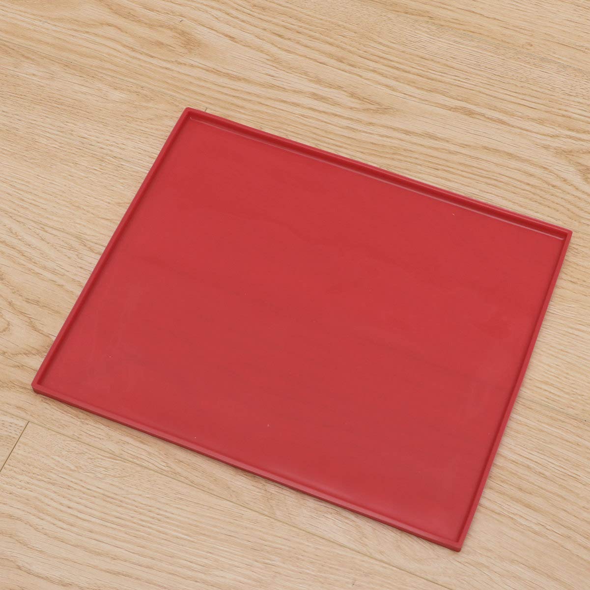 iplusmile Silicone Pet Feeding Mat - Non-Slip Dog & Cat Food Bowl Placemat for Mess-Free Meals - Perfect for Indoor/Outdoor Use, Travel, and Easy Cleaning