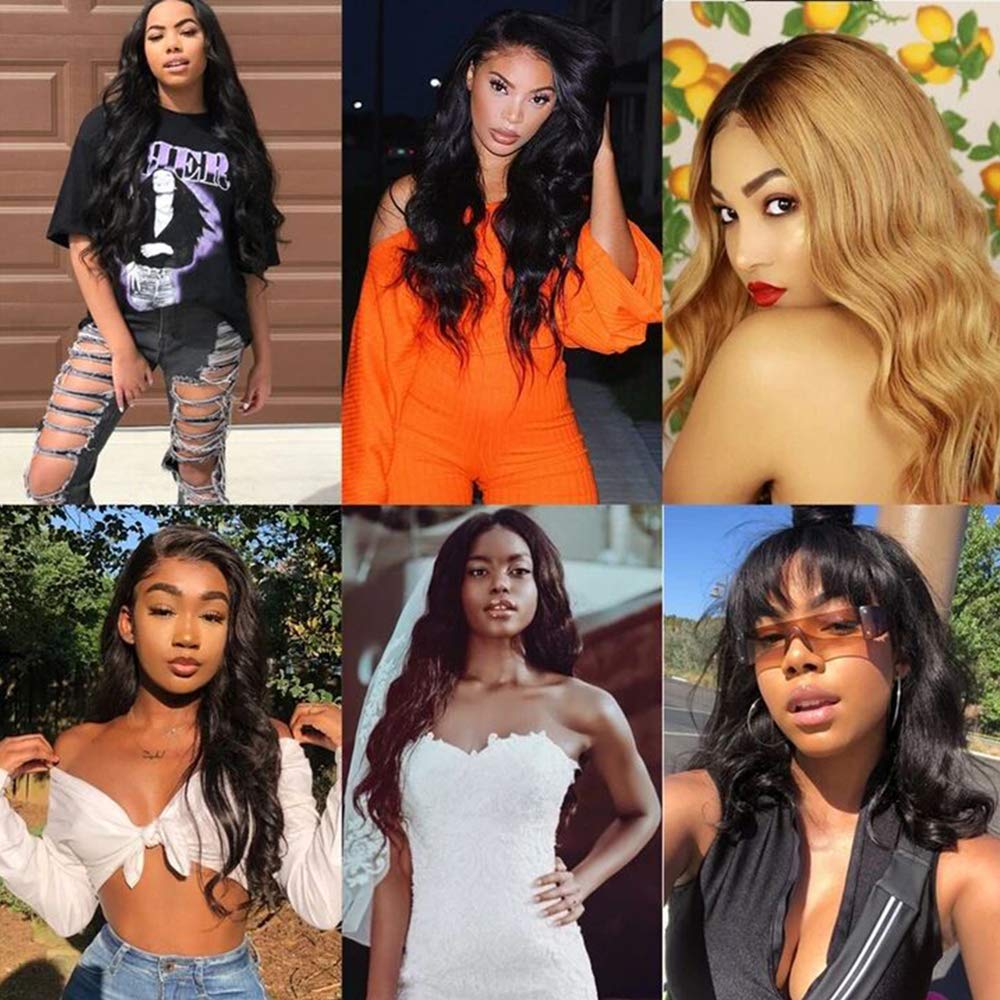 8A Brazilian Virgin Human Hair Loose Wave Bundles with 4x4 Lace Closure - 100% Unprocessed Human Hair Extensions (28+28+28+20) for Natural Volume & Styling | Perfect for Weaves, Ponytails & Everyday Hairstyles
