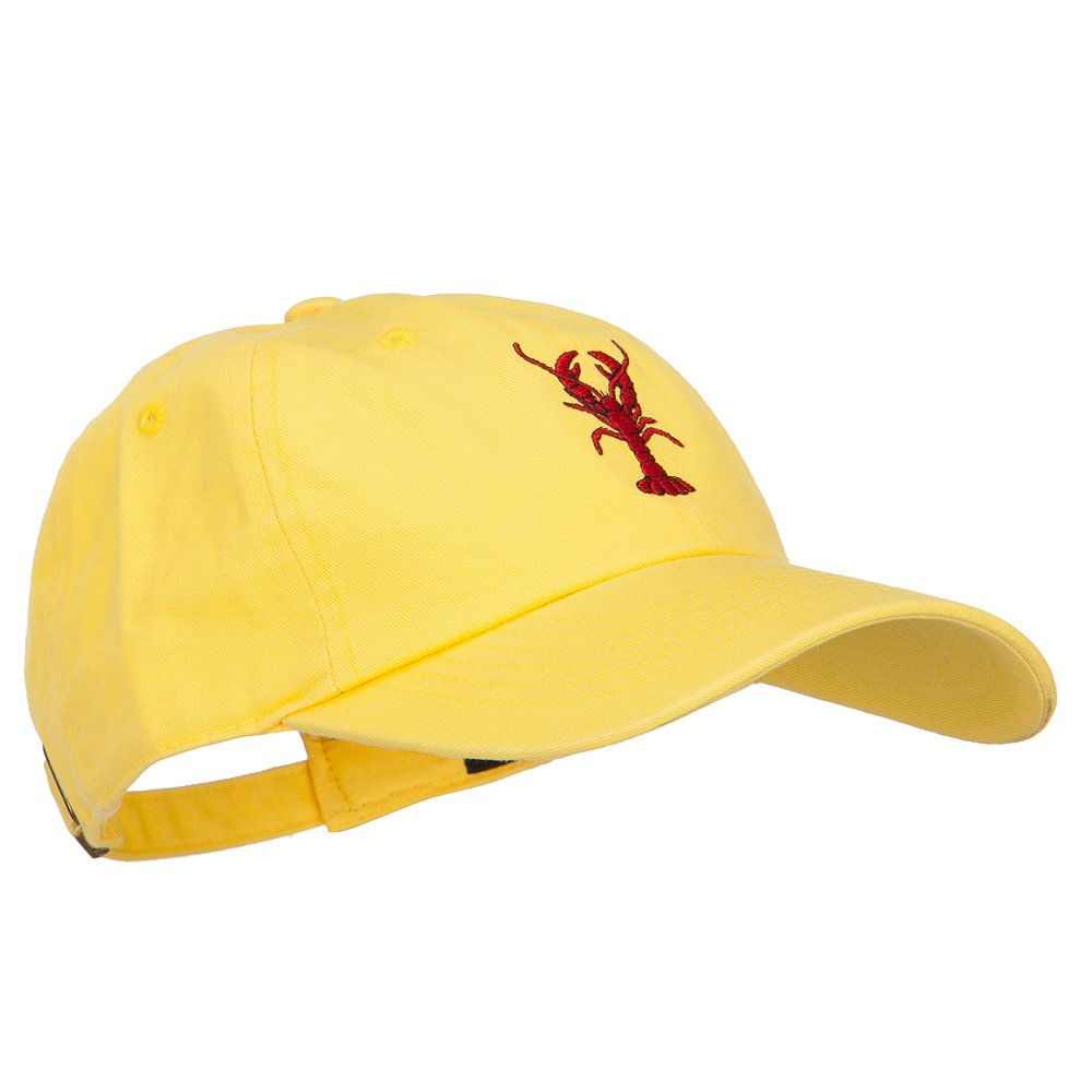 Lobster Embroidered Dad Hat - Unstructured Adjustable Baseball Cap for Men & Women | Perfect for Beach, Fishing & Outdoor Activities - e4Hats.com